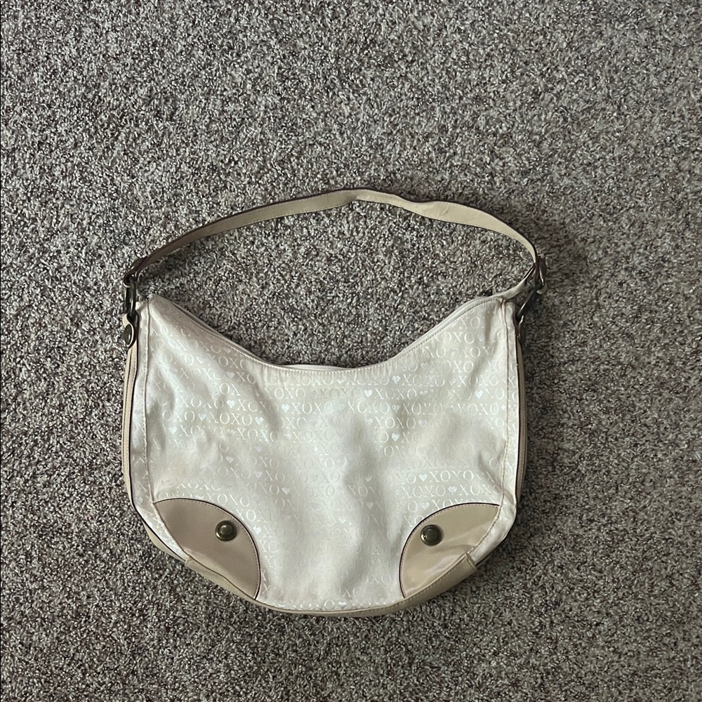 XOXO Beige and Cream Shoulder Bag